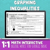 Graphing Inequalities Digital Notes