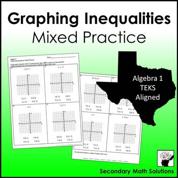 Preview of Graphing Inequalities Mixed Practice