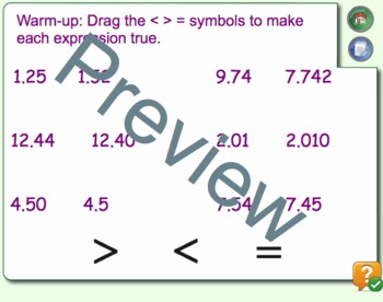 Preview of Graphing Inequalities Smartboard