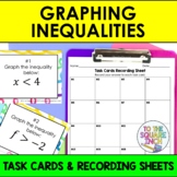 Graphing Inequalities Task Cards | Math Center Practice Activity