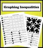 Graphing Inequalities (in one variable) Color Worksheet