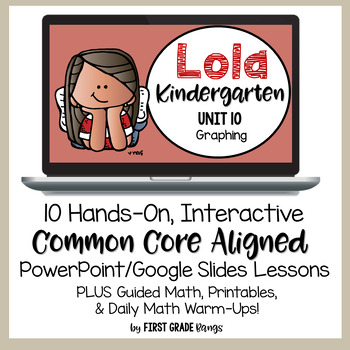 Preview of Graphing: Kindergarten Math Lessons, Guided Math, Worksheets & Math Talks