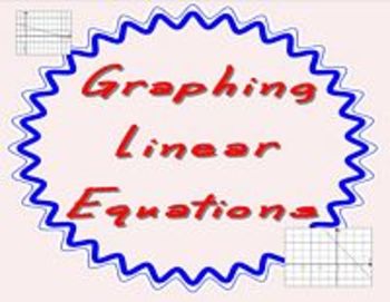Preview of Linear Equations Graphing with Technology