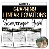 Graphing Linear Equations - Algebra 2 Scavenger Hunt