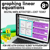 Graphing Linear Equations Digital Math Activity | Google S