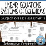 GRAPHING LINEAR EQUATIONS SOLVING SYSTEMS  GUIDED NOTES AN