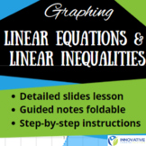 Graphing Linear Equations & Inequalities - slides lesson &