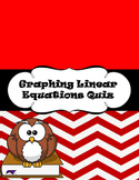 Graphing Linear Equations Quiz