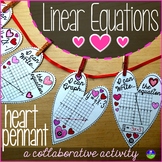 Graphing Linear Equations Valentine's Day Algebra Activity