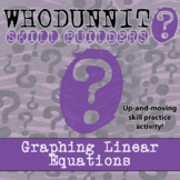 Graphing Linear Equations Whodunnit Activity - Printable &