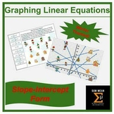 Graphing Linear Equations in Slope Intercept Form: Christm