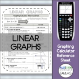 Graphing Linear Functions | TI-84 Calculator Reference She