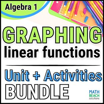 Preview of Graphing Linear Functions - Unit Bundle - Texas Algebra 1 Curriculum