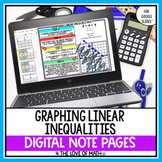 Graphing Linear Inequalities Digital Note Pages Google Drive™