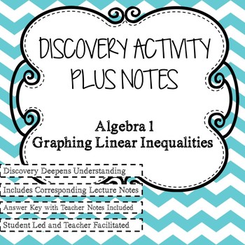 Preview of Graphing Linear Inequalities Discovery Activity PLUS NOTES