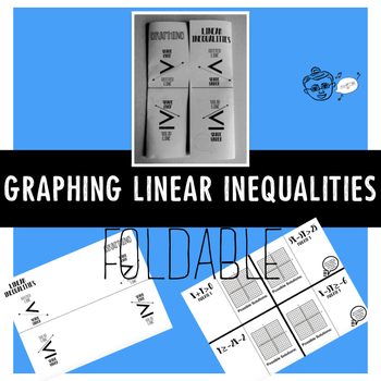 Graphing Linear Inequalities Foldable