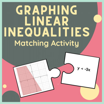 Preview of Graphing Linear Inequalities Puzzle Activity