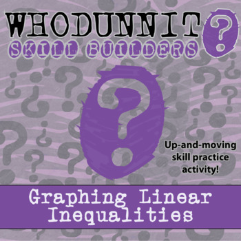 Preview of Graphing Linear Inequalities Whodunnit Activity - Printable & Digital Game