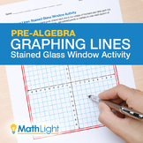 Graphing Lines Stained Glass Window Activity (Pre-Algebra)