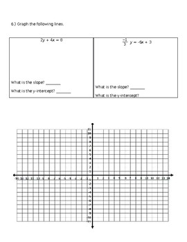 homework 8 writing linear equations review answer key