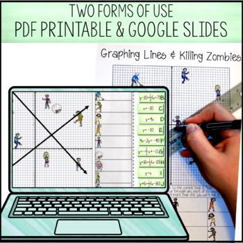Graphing Lines & Zombies ~ All 3 Forms by Amazing Mathematics | TpT