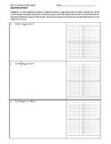Graphing Logarithmic Functions Additional Practice Worksheet