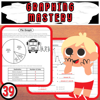 Preview of Graphing Mastery: Complete Worksheets for Every Type of Graph!