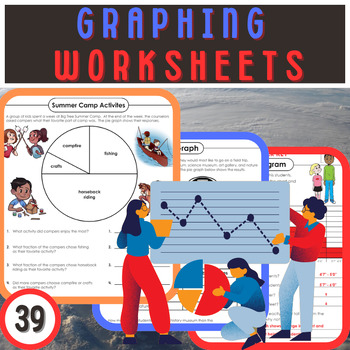 Preview of Graphing Mastery: Comprehensive Worksheets for All Types of Graphs!