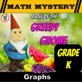 Graphing Math Mystery: Kindergarten Math Edition Worksheet