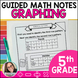 Graphing Math Notes - Test Prep - Guided Math Notes - Math Notebook