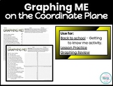 Graphing Me on the Coordinate Plane | Back to School | Get