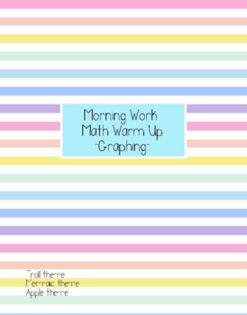 Preview of Graphing, Morning Work, Lunch Count, Worksheet