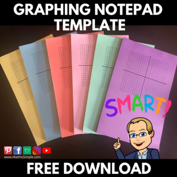 Preview of Graphing Notepad Template