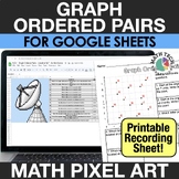 Graphing Ordered Pairs 5th Grade Digital Math Pixel Art Ce