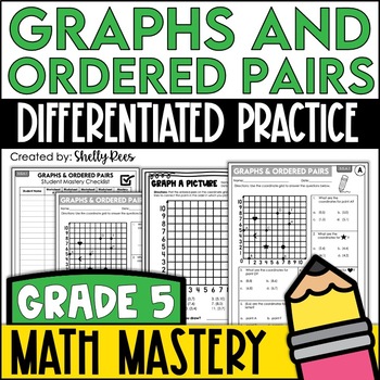 Preview of Coordinate Plane and Graphing Ordered Pairs Worksheets