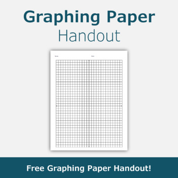 Preview of Graphing Paper Printable Handout