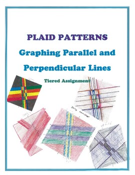 Preview of Graphing Parallel and Perpendicular Lines Activity Scaffolded Algebra