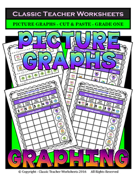 Graphing - Picture Graphs -Cut and Paste- Grade One (1st ...