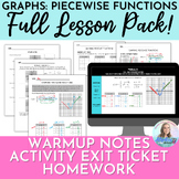 Graphing Piecewise Functions Notes and Activity Algebra 1