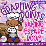Graphing Points Coordinate Planes Math Escape Room - 5th G