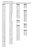 Graphing Points - Mickey Mouse - Quadrant 1