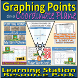 Graphing Points on a Coordinate Plane - Learning Station BUNDLE
