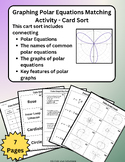 Graphing Polar Equations Matching Activity - Card Sort