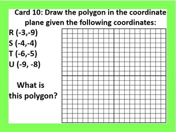 Preview of Graphing Polygons on the coordinate plane