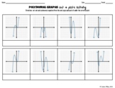 Graphing Polynomials in Factored Form {Cut and Paste Activity}