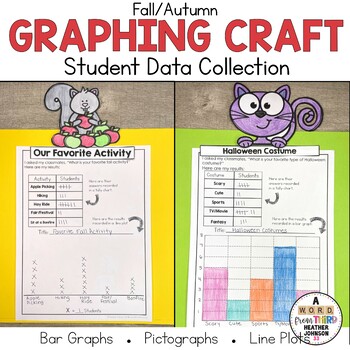 Preview of Graphing Practice Craft: Fall 
