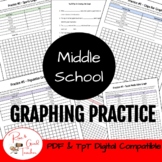 Graphing Practice Printable Activities for Middle School