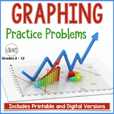 Graphing Practice Activity - Science Line Graphs, Data Ana