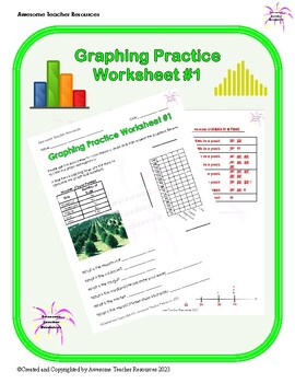 Preview of Graphing Practice Worksheet #1