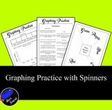Graphing Practice with Spinners (Bar Graph and Dot Plot)